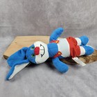 Kinder Chocolate Surprise Blue Plush Bunny Rabbit Overalls 10  Ferrero Usa