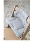 Stokke Tripp Trapp Classic High Chair Cushion 2  Organic Cotton - Heathered Blue