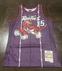 Mitchell   Ness Nba Vince Carter  15 Toronto Raptors Jersey Purple M