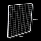 Large Stamp Blocks 6 Inch Acrylic Clear Stamping Blocks Tools With Grid Lines   