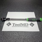 Snap-on Tools Usa New Green 3 8  Drive Soft Grip Long Flex Head Ratchet Fhlf80ag