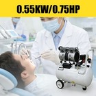 Dental Silent Oil-free Dental Air Compressor Portable Pump 24l 115psi