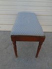 Lg Sewing Bench Piano Music Seat Storage Bed End Regency Dining Vanity Stool Old