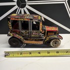 Vintage 1950 s Tin Litho Marx Old Jalopy Wind-up Toy Car With Driver Still Winds