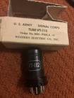 Ken-rad Signal Corp Jan 6ac7 Vt-112 Sc883a Vintage Military Audio Radio Tube 70 