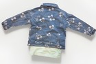 5t Mickey Mouse Kids  Denim Jacket With T Shirt Light Wash 2-piec Size 