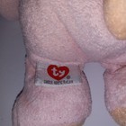 Ty Baby Pluffies Pinks Teddy Bear Plush Toy 2002 Tylux Pink Peach Tan 