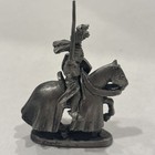1981 Pewter Mounted Medieval Knight Sculpted By Ray Lamb For Superior Models D d
