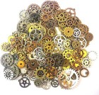 300 Gram Assorted Vintage Antique Steampunk Gears Charms Watch Cog Wheel    