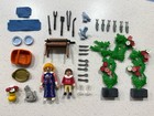 Lots Of Pieces  Vintage Playmobil Victorian Mansion Patio Backyard Bbq Set  5326