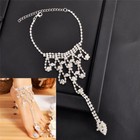 Crystal Barefoot Sandals Beach Chain Anklet Wedding Foot Anklet Women Jewelry ss