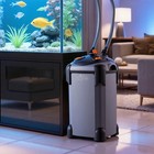 850l h Aquarium Canister Filter With Three Media Layers And Flow Control