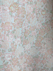 Vtg 60 s  A Nancy Frock Made To Wear Anywhere Light Pink Floral Dress Sz 22 1 2