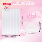 1530 Pcs Picture Corners For Scrapbooking  Self-adhesive 1 1x1 5cm  Clear