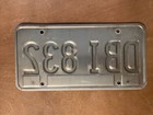 1983 1986 Georgia License Plate   Dbi 832 Gwinnett County