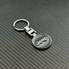 Jeep Double-sided Chrome And Black Keychain Us Seller Free Shipping