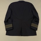 Vtg United Airlines Murphy   Hartelius Captain   s Jacket Pilot s Wings Pin Navy
