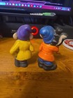 Vintage Ceramic Gnome Figurines  set Of 2 