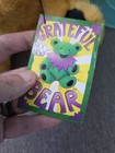 Vintage 1990 Grateful Dead Dread Head Rasta Dancing Bear Liquid Blue W  Tags 