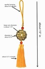 Feng Shui Handmade 12 Brass Chinese Ancient Coins Hanging Charm Tassel Amulet