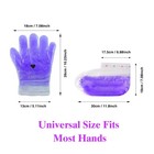 Lavender Paraffin Wax Gloves 6 Pairs     Disposable Hand Spa Gloves For Salon Home