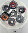 Fordite  -7 Doughnut Group-  Fordite Frenzy    Detroit Agate - Upcycle Paint