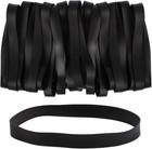 Large Rubber Bands Heavy Duty  22 Pcs Size 107 Black Rubber Bands