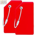 Suitcase Tags Durable Silicone Quickly Spot Luggage Labels With Diy 2 Pack Red