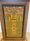 Advance Series Gold Eagle Last Punch Trade Stimulator Punch Board  1- 10