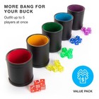 Brybelly Dice Set With Dice Shaker Cup - Perfect For Casino Dice Game - Dice Gam