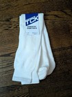 Vtg Tck Athletic Tube Socks Nc 300 White Large Cotton nylon Blend Made In Usa