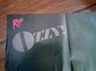   Attic Find Vintage Ozzy Rip Osbourne Poster Large 31x22 Size  