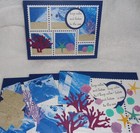 Stampin Up  Card Kit Keep Calm And Listen To The Sea Summer Ocean Collage Shells