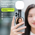 Magnetic Selfie Phone Light W  Magsafe Led Selfie Ring Fill Light   Mirror Fold
