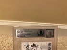 1991 Nike Michael Jordan Spike Lee Mars Flight School Autograph Card Bgs 10