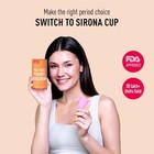 Reusable Menstrual Cup Medium  pack Of 2   Reusable Period Cup   Tampon And P   