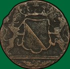 1790 Dutch Voc Copper Duit Very Fine Vf Coin  47444