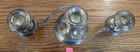 Vintage Gorham Sterling Silver  808 3-light Candelabra Weighted 11 3 8  L 4 3 4t