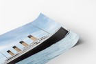 Rms Titanic Leaving Southampton Maiden Voyage Photo Poster Print Colorized