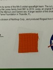 Enos Space Chimp Mercury Atlas-5 Flown Recovered Small Parachute Relic Swatch