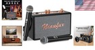 Stylish Karaoke Speaker With Wireless Mics - Ultimate Home Party Experience