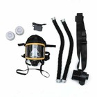 Full Face Gas Mask Flow Respirator Electric Supplied Air Fed Flow Device System