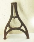 Vtg Antique Prentice Bros Lathe Cast Iron Leg Stand Base Industrial Steampunk