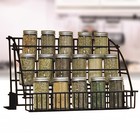 3 Tier Pull Down Cabinet Spice Rack Organizer metal Storage Shelf For Kitchen