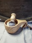 Shave Soap Wood Cup Shaving Mug Bowl With Brush For Men Shave Cream Soap