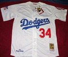 Los Angeles Dodgers  Fernando Valenzuela 1981 World Series Baseball Jersey