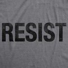 Mens Resist T Shirt Political Anti Authority Protest Tee Rebel Rally March Tee