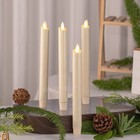 Luminara Flameless Led Battery Operated Wax Taper Candles With Remote 9 5    Ivory