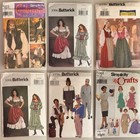 68 Vtg Sewing Patterns Bulk Lot Uncut Costume Reenactment Vogue Quilt Home Decor