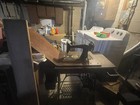 Antique 1907 Industrial Singer Sewing Machine Model 16-41    read Description   
